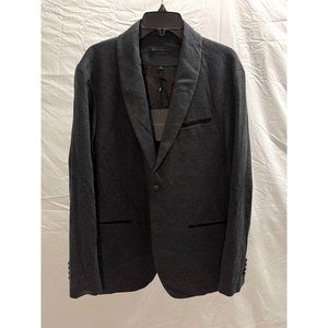 NEW John Varvatos Sean Black Shawl Collar Jacket